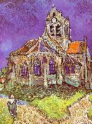 Vincent Van Gogh Church at Auvers Spain oil painting artist